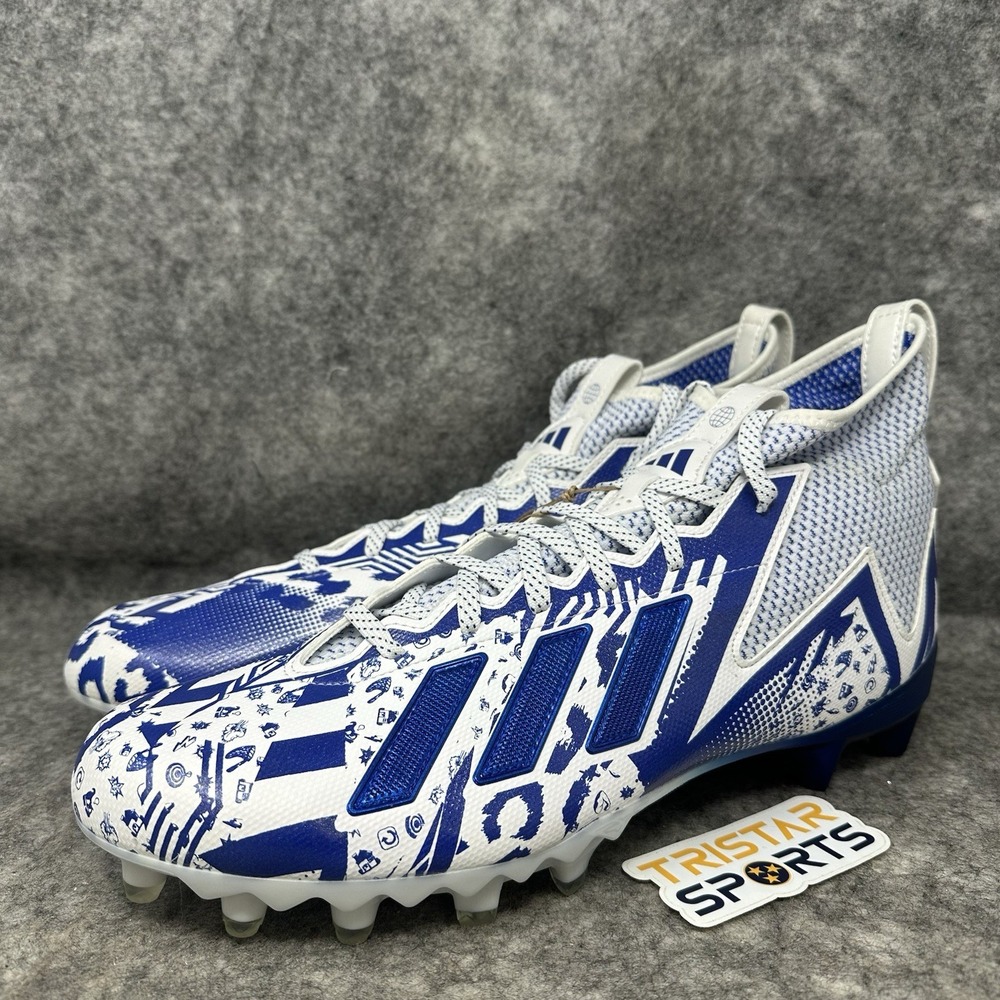 Adidas Freak 23 7v7 SMU Football Cleats Mens Size 13.5 Blue White GW4167